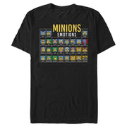 Men's Despicable Me Minion Emotion Periodic Table  Adult T-Shirt