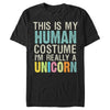 Men's Lost Gods Unicorn in Human Costume  Adult T-Shirt