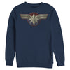 Men's Marvel Captain Marvel Simple Star Symbol  Adult Sweatshirt