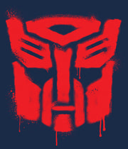 Men's Transformers Autobots Graffiti Logo  Adult T-Shirt