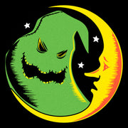 Men's The Nightmare Before Christmas Oogie Boogie Crescent Moon  Adult T-Shirt