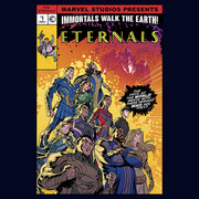 Men's Marvel Eternals Heroes Comic Book Cover  Adult T-Shirt