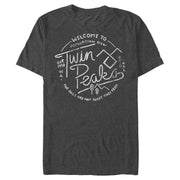 Men's Twin Peaks Welcome Sign  Adult T-Shirt