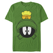 Men's Looney Tunes Marvin the Martian Helmet  Adult T-Shirt