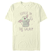 Men's Star Wars: The Mandalorian Grogu Cutest in the Galaxy Sketch  Adult T-Shirt