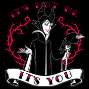 Men's Sleeping Beauty Maleficent Valentine's Day It's Not Me, It's You  Adult T-Shirt