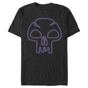 Men's Magic: The Gathering Mana Skull Outline  Adult T-Shirt