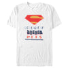 Men's DC League of Super-Pets Dotted Superman Crest  Adult T-Shirt