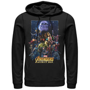 Men's Marvel Avengers: Infinity War Character Collage  Adult Pull Over Hoodie