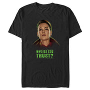 Men's Marvel: Secret Invasion Sonya Falsworth Who Do You Trust  Adult T-Shirt