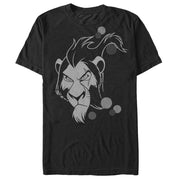 Men's Lion King Scar Angry Stare  Adult T-Shirt