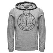 Men's Stranger Things City of Hawkins Crest  Adult Pull Over Hoodie