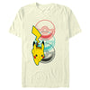 Men's Pokemon Pikachu Poke Balls  Adult T-Shirt