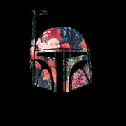 Men's Star Wars Boba Fett Floral Print Helmet  Adult Pull Over Hoodie