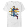 Men's Marvel Captain Marvel Star Jump  Adult T-Shirt