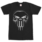 Men's Marvel Punisher Drip Skull Symbol  Adult T-Shirt