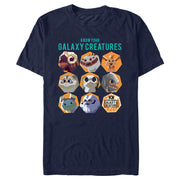 Men's Star Wars: Galaxy of Creatures Know Your Galaxy Creatures  Adult T-Shirt