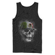 Men's Aztlan Smoke Skull  Adult Tank Top