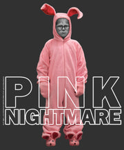 Men's A Christmas Story Ralphie Parker Pink Nightmare  Adult T-Shirt