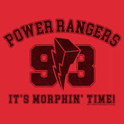 Men's Power Rangers 93 Morphin Collegiate  Adult T-Shirt