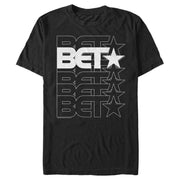 Men's BET Stacked Logo  Adult T-Shirt