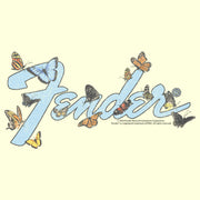 Men's Fender Butterfly Logo  Adult T-Shirt