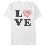 Women's CHIN UP Donut Love  Adult Boyfriend Tee