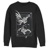 Men's Batman Hero vs Villain Playing Card  Adult Sweatshirt