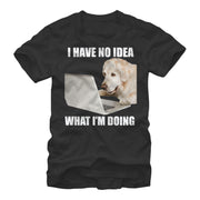 Men's Lost Gods No Idea What I'm Doing Dog  Adult T-Shirt