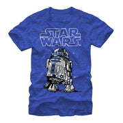 Men's Star Wars Pixel R2-D2  Adult T-Shirt