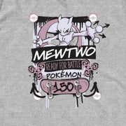 Men's Pokemon Mewtwo Ready for Battle  Adult Tank Top