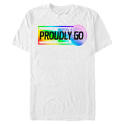 Men's Star Trek: The Next Generation Rainbow Proudly Go  Adult T-Shirt