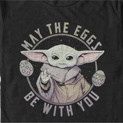 Men's Star Wars: The Mandalorian Grogu May the Eggs Be With You  Adult T-Shirt