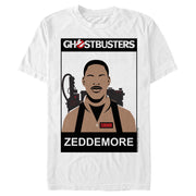 Men's Ghostbusters Zeddemore 2D Cell Shade  Adult T-Shirt