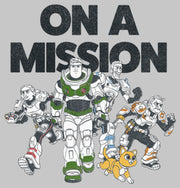 Men's Lightyear On a Mission Group  Adult Tank Top