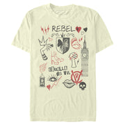 Men's Cruella Rebel Icons  Adult T-Shirt