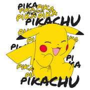 Men's Pokemon Pikachu Laughing  Adult T-Shirt