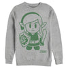 Men's Nintendo Legend of Zelda Link's Awakening Sleek Avatar  Adult Sweatshirt