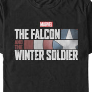 Men's Marvel The Falcon And The Winter Soldier Shield Logo  Adult T-Shirt