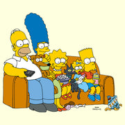 Men's The Simpsons Classic Family Couch  Adult T-Shirt