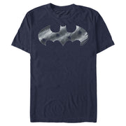 Men's Batman Steel Scars Logo  Adult T-Shirt