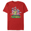 Men's Power Rangers Santa Rangers  Adult T-Shirt