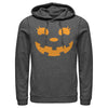 Men's CHIN UP Halloween Jack o' Lantern Face  Adult Pull Over Hoodie