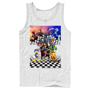 Men's Kingdom Hearts 1.5 Box Art  Adult Tank Top