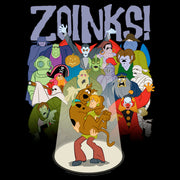 Men's Scooby Doo Zoinks Monster Audience  Adult T-Shirt