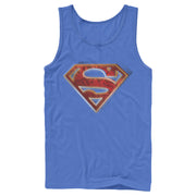 Men's Superman Logo Shadows  Adult Tank Top