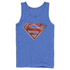 Men's Superman Logo Shadows  Adult Tank Top