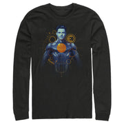 Men's Marvel Eternals Ikaris Circles  Adult Long Sleeve Shirt