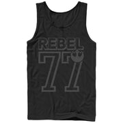 Men's Star Wars Rebel 77  Adult Tank Top