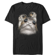 Men's Star Wars The Last Jedi Porg Eyes  Adult T-Shirt